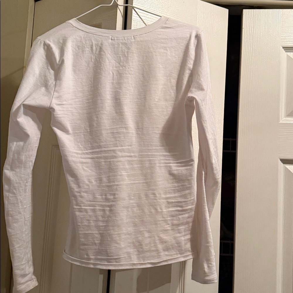 Active Basic White Long Sleeve Tee - image 4